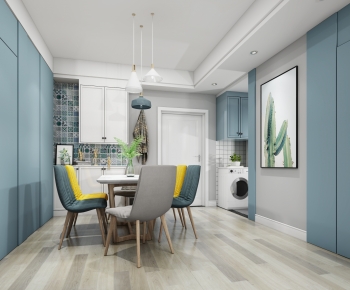 Nordic Style Dining Room-ID:775882962