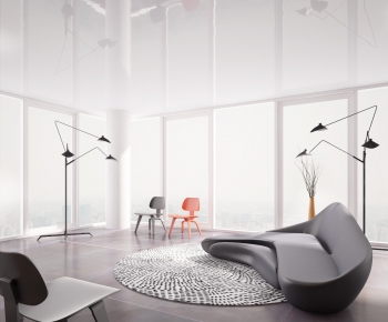 Modern Office Living Room-ID:839982999