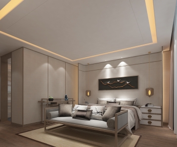 New Chinese Style Bedroom-ID:592092046