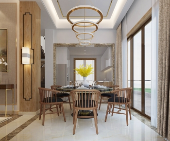 New Chinese Style Dining Room-ID:288391114