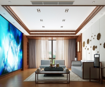 New Chinese Style Audiovisual Room-ID:806977999