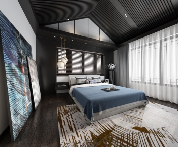 Modern Bedroom-ID:645170934