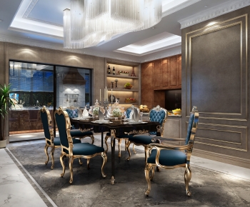 European Style Dining Room-ID:967142114