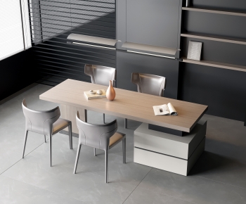 Modern Dining Table And Chairs-ID:725749027