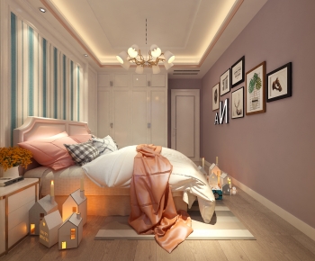 Simple European Style Bedroom-ID:277391916