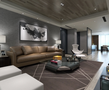 Modern A Living Room-ID:847954997