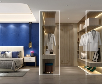 New Chinese Style Bedroom-ID:801130061