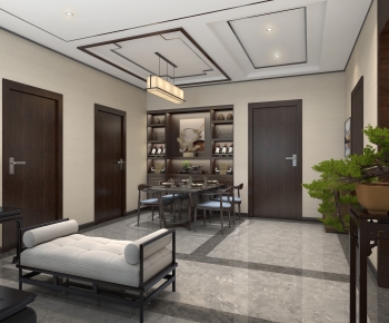 New Chinese Style Dining Room-ID:241272935