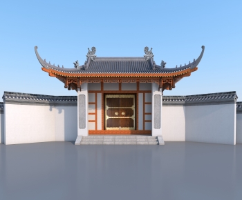 Chinese Style Facade Element-ID:195636034