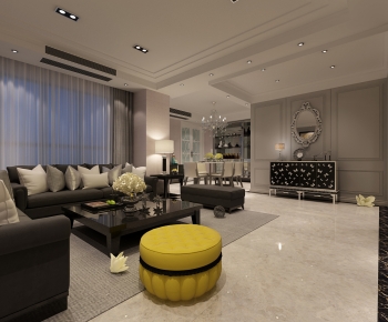 Hong Kong Style A Living Room-ID:773967037