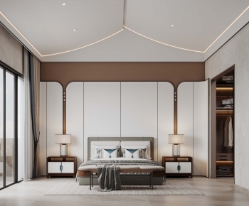 New Chinese Style Bedroom-ID:478333958