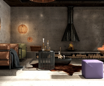 Industrial Style A Living Room-ID:306067944