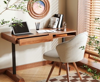 Modern Computer Desk And Chair-ID:439991001