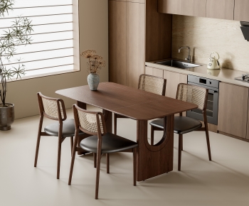 Modern Dining Table And Chairs-ID:861834057