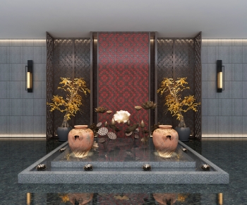 New Chinese Style Garden-ID:658658981