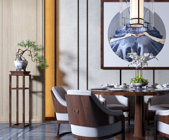 New Chinese Style Dining Table And Chairs-ID:479531056