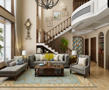 American Style A Living Room-ID:452851069