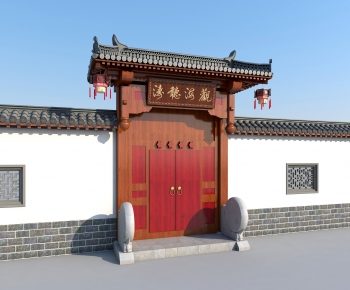 Chinese Style Facade Element-ID:665088892