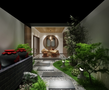 New Chinese Style Courtyard/landscape-ID:291713957