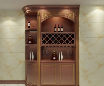 European Style Wine Cabinet-ID:805820942