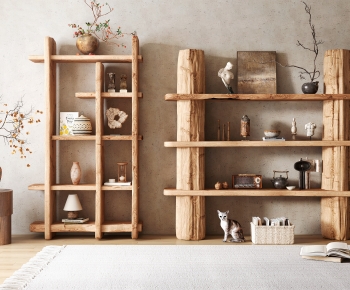 Wabi-sabi Style Shelving-ID:121069055