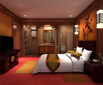 Chinese Style Bedroom-ID:523859981