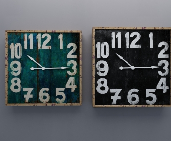 Industrial Style Wall Clock-ID:549098973