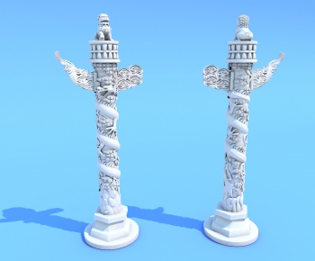 Chinese Style Column-ID:255481009