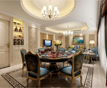 European Style Dining Room-ID:650079019