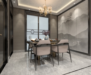 New Chinese Style Dining Room-ID:492650034