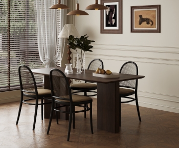 Modern Dining Table And Chairs-ID:878722914