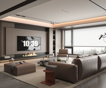 Modern A Living Room-ID:176156046