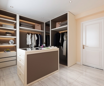 Modern Clothes Storage Area-ID:889796027