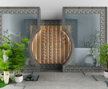 New Chinese Style Garden-ID:154117118