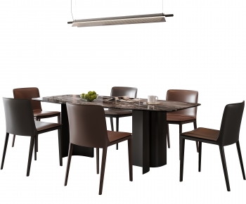 Modern Dining Table And Chairs-ID:370145089