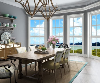 American Style Dining Room-ID:444031957