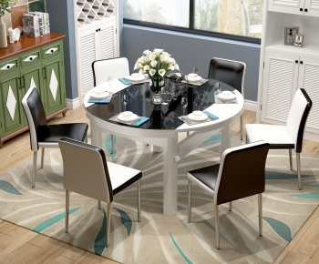 Modern Dining Table And Chairs-ID:184356939