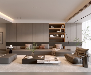 Modern A Living Room-ID:648206954