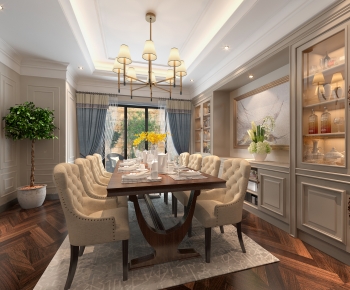 European Style Dining Room-ID:544560073