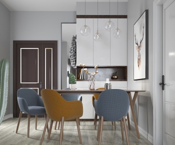 Nordic Style Dining Room-ID:360805034