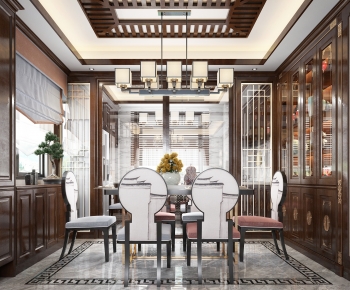 New Chinese Style Dining Room-ID:369771002