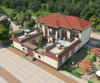 New Chinese Style Detached Villa-ID:330620055