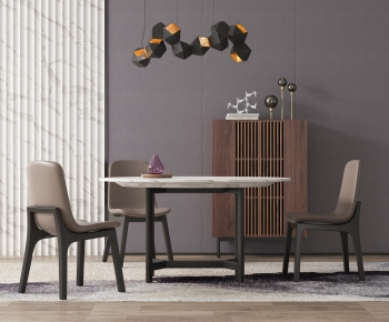 Modern Dining Table And Chairs-ID:731308946