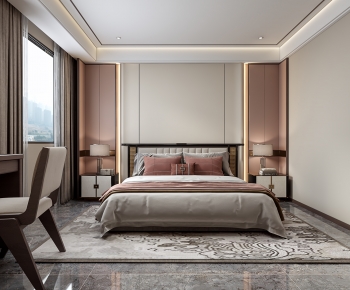 New Chinese Style Bedroom-ID:485934974