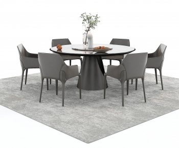 Modern Dining Table And Chairs-ID:906409035