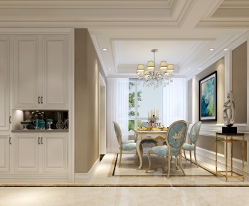 European Style Dining Room-ID:417165998