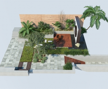 Modern Courtyard/landscape-ID:643401165