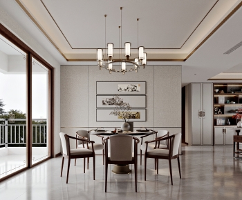 New Chinese Style Dining Room-ID:538496971