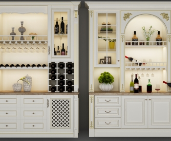 European Style Wine Cabinet-ID:556912904