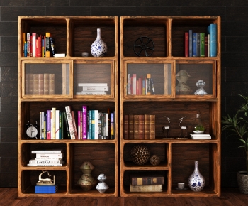 New Chinese Style Bookcase-ID:333683019